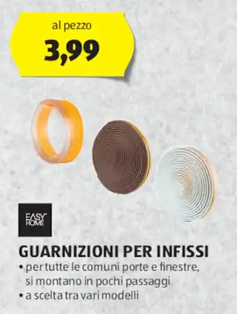 ALDI EASY HOME GUARNIZIONI PER INFISSI offerta