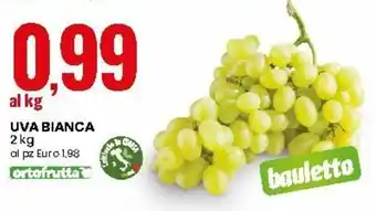 Eurospin Uva Bianca 2kg offerta