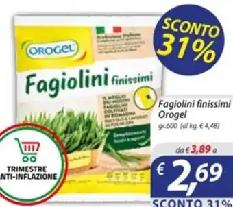 DiMeglio Fagiolini finissimi Orogel gr.600 offerta
