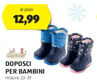 ALDI DOPOSCI PER BAMBINI offerta