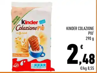 Conad KINDER COLAZIONE PIU' 290 g offerta