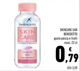 Conad SKINCARE SAN BENEDETTO gusto pesca e frutti rossi, 22 cl offerta
