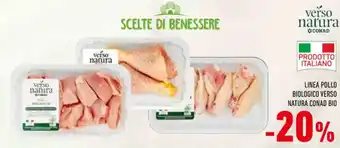 Conad LINEA POLLO BIOLOGICO VERSO NATURA CONAD BIO offerta