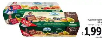 Spazio Conad Yogurt Intero Mila 125gx8 offerta