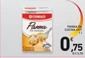 Spazio Conad Panna Da Cucina UHT 1l offerta