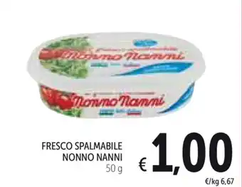Spazio Conad Fresco Spalmabile Nonno Nanni 50g offerta