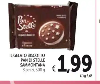 Spazio Conad Il Gelato Biscotto Pan Di Stelle Sammontana 300g offerta