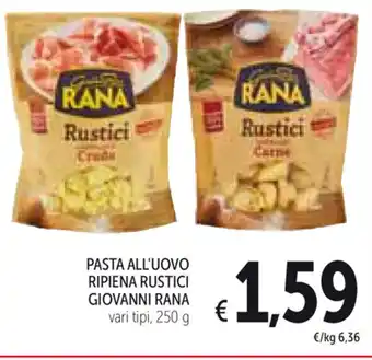 Spazio Conad Pasta All'uovo Ripiena Rustici Giovanni Rana 250g offerta