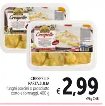 Spazio Conad Crespelle Pasta Julia offerta