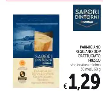 Spazio Conad Parmigiano Reggiano Dop Grattugiato Fresco 60g offerta