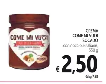 Crema Come Mi Vuoi Socado 330g