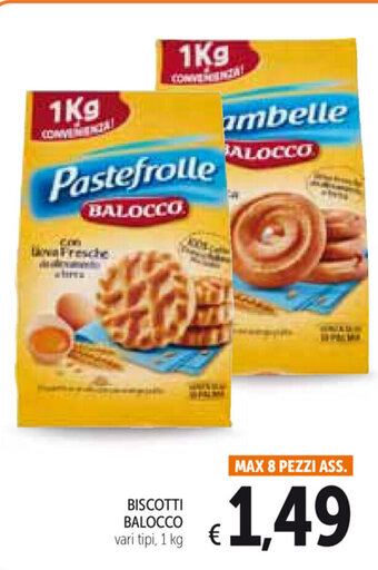 Spazio Conad Biscotti Balocco offerta