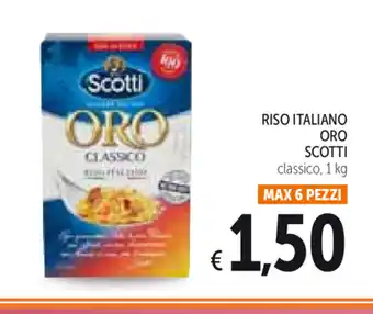 Spazio Conad Riso Italiano Oro Scotti 1kg offerta