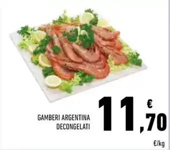 Conad GAMBERI ARGENTINA DECONGELATI offerta