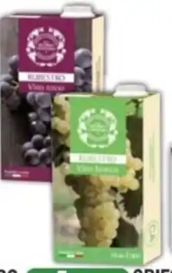 GRIFO Vino Rubestro Rosso/ Bianco/ Rosato Lt.1
