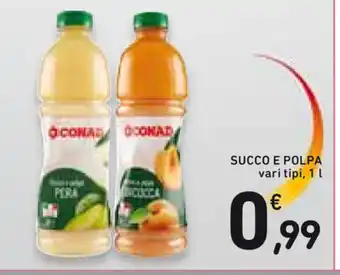 Spazio Conad Succo e Polpa vari tipi 1l offerta