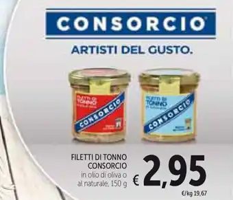 Spazio Conad Filetti Di Tonno Consorcio offerta