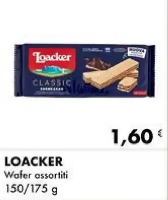Iper Tosano LOACKER Wafer assortiti 150/175 g offerta