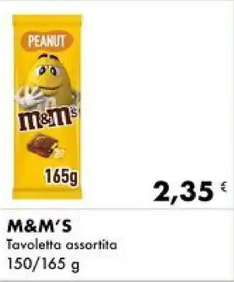 Iper Tosano M&M'S Tavoletta assortita 150/165 g offerta