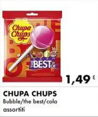 Iper Tosano CHUPA CHUPS Bubble/the best/cola assortiti offerta