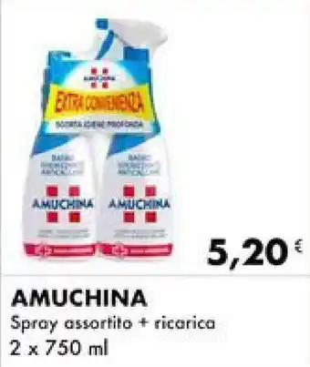 Iper Tosano AMUCHINA Spray assortito + ricarica 2 x 750 ml offerta