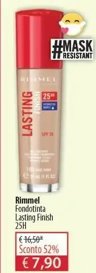 Acqua & Sapone Rimmel Fondotinta offerta