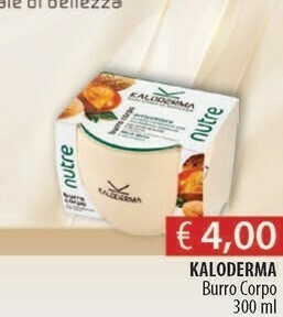 Acqua & Sapone Kaloderma Crema corpo offerta