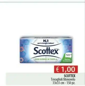 Acqua & Sapone Scottex Tovaglioli offerta