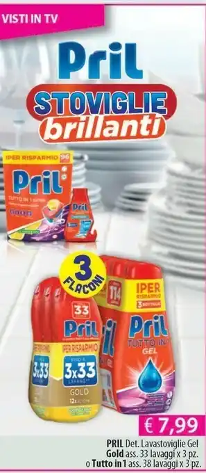 Acqua & Sapone Pril Detersivo lavastoviglie offerta