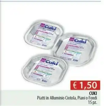 Acqua & Sapone Cuki Vaschette alluminio offerta