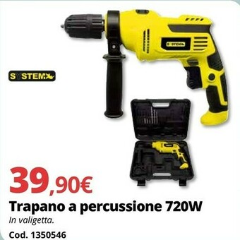 System Trapano A Percussione 720W