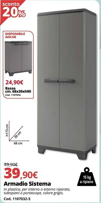 Brico Io Armadio Sistema offerta