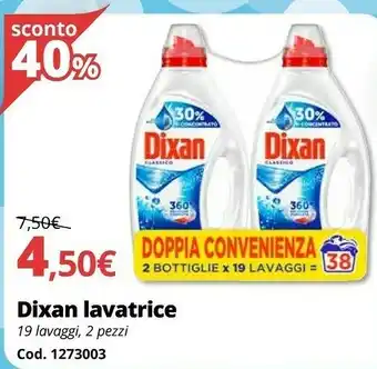 Brico Io Dixan Lavatrice offerta