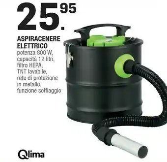 Brico OK Qlima Aspiracenere Elettrico offerta
