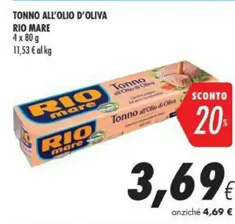 Coop Rio Mare Tonno All'olio Oliva offerta