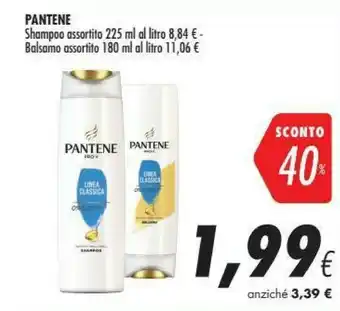 Coop Pantene Shampoo / Balsamo offerta