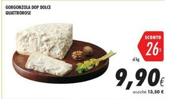 Coop Gorgonzola Dop Dolce Quattrorose offerta