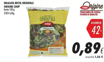 Coop Coop - Insalata Mista Orientale 150 G(ml) offerta