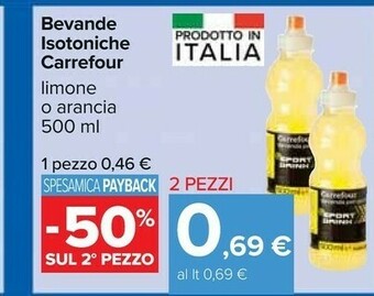 Carrefour Carrefour Bevande Isotoniche offerta