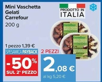 Carrefour Carrefour Mini Vaschetta Gelati offerta