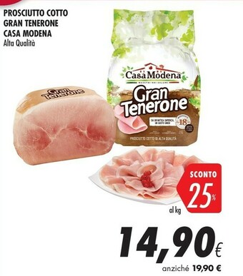 Coop Casa Modena Prosciutto Cotto Gran Tenerone offerta