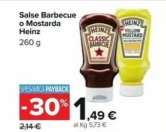 Heinz Salse Barbeque O Mostarda
