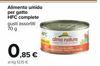 Carrefour Almo Nature Alimento Umido Per Gatto Hfc Complete offerta