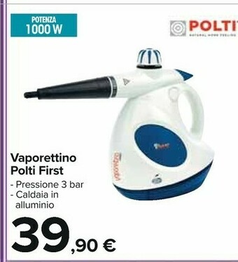 Carrefour Polti Vaporettino First offerta