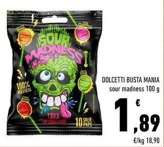 DOLCETTI BUSTA MANIA sour madness 100 g