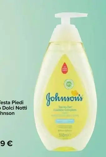 Carrefour Johnson's Bagno Testa Piedi offerta