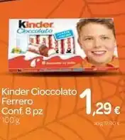 Carrefour Express Ferrero kinder cioccolato offerta