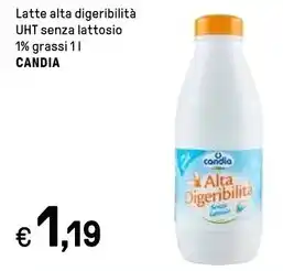 Iper La Grande Candia latte alta digeribilita uht senza lattosio 1% grassi offerta