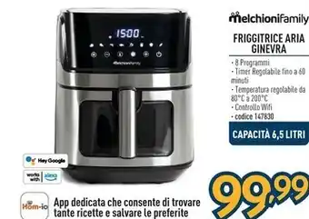Sinergy Melchioni family - friggitrice aria ginevra offerta