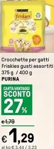Iper La Grande Purina crocchette per gatti friskies offerta